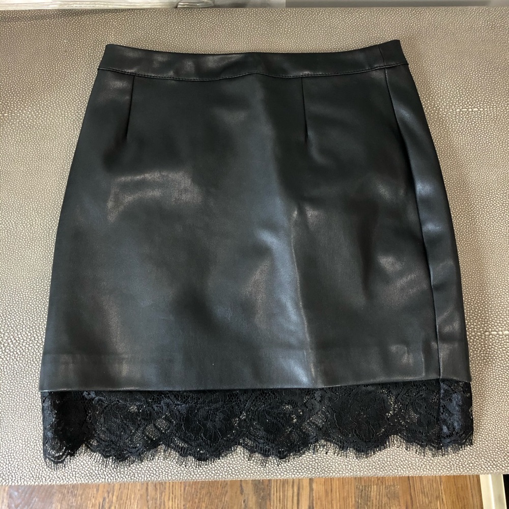 Guess faux leather mini skirt